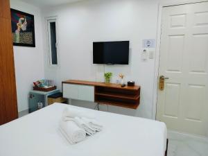 Postel nebo postele na pokoji v ubytování Adventure Hotel