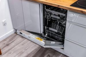 Kuchyňa alebo kuchynka v ubytovaní Apartament Staszica