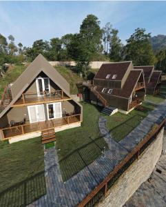 Samsara Luxury Cottages & Spa !! Best Resort in Chail dari pandangan mata burung