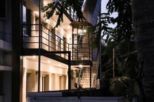Balkón nebo terasa v ubytování Asian Nest Serviced Apartments