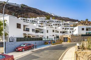 En generel udsigt til bjerge eller udsigt til bjerge taget fra feriehuset