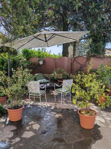 Zahrada ubytování B&B LaMaGia di Corte Moronati