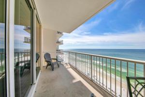 a balcony with a view of the ocean at Majestic Beach Towers 1-1615 in Panama City Beach