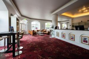 Ruang duduk di Milling Hotel Saxildhus