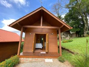 Κήπος έξω από το Cabanas Encantos da Natureza