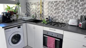 Kuchyň nebo kuchyňský kout v ubytování Summer Vibe - Apartament la curte