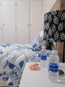 Katil atau katil-katil dalam bilik di Appartement familial au centre de Nador Ville