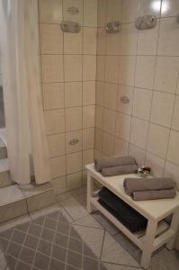 Kúpeľňa v ubytovaní Alfréd Panzió