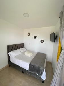Postel nebo postele na pokoji v ubytování CASONA HOTEL LA DIVISA