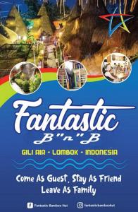 a flyer for a fairytale attraction at Fantastic B"n"B in Gili Air