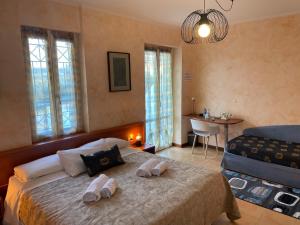 Voodi või voodid majutusasutuse Hotel Panoramica toas