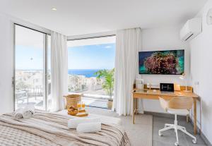 Μια τηλεόραση ή/και κέντρο ψυχαγωγίας στο Villa Larisa