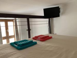 Posteľ alebo postele v izbe v ubytovaní Magnifique appartement 8 couchages dans villa historique
