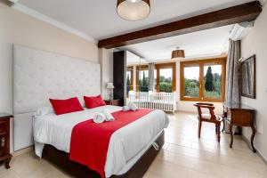 Posteľ alebo postele v izbe v ubytovaní Villa mariposa
