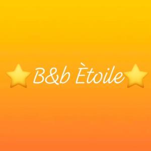 twee sterren op een oranje achtergrond met de woorden bbq etiquette bij B&b Ètoile Salento in Arnesano