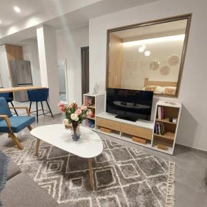 Posezení v ubytování DELTA-Central Elegant Apartment by Optimum Link