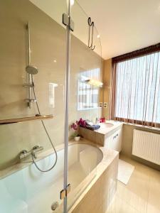 Kúpeľňa v ubytovaní REVON Business apartment 50 Dunajská