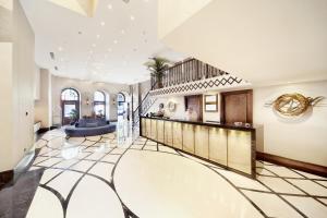 a living room with a lobby at Grand Hotel de Pera in Istanbul