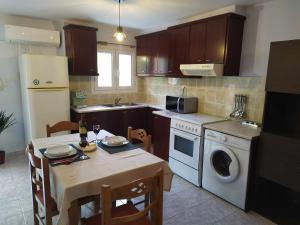 Kuchyň nebo kuchyňský kout v ubytování Silkes Apartment