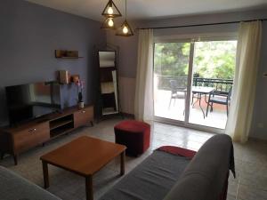 TV a/nebo společenská místnost v ubytování Silkes Apartment
