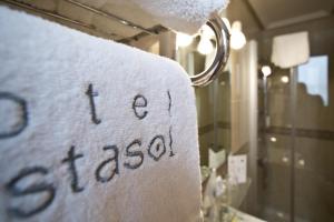 Koupelna v ubytování Hotel Costasol