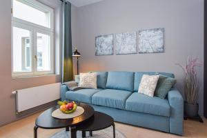 Posezení v ubytování Prague apartment Spalena