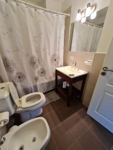 Koupelna v ubytování Relax en Madryn, 80 mts del mar