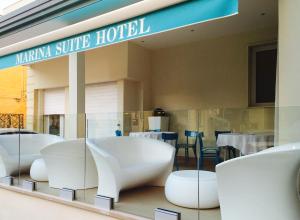 Posezení v ubytování Marina Beach Suite Hotel