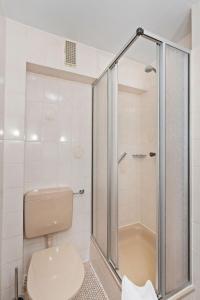 Koupelna v ubytování Hotel Garni Traube