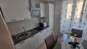 Kuchyňa alebo kuchynka v ubytovaní Apartment Vestibul Inn