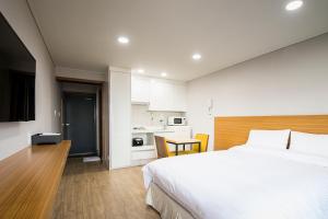 مطبخ أو مطبخ صغير في W Ocean Pension