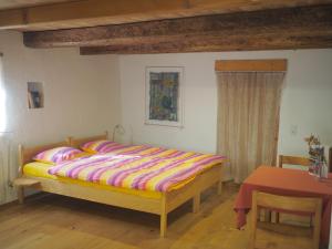 A bed or beds in a room at Centro Arte Cabbiolo