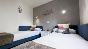 Postel nebo postele na pokoji v ubytování CARABELAS Levante beach apartment