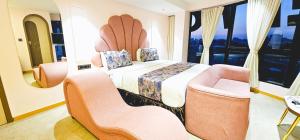 Postel nebo postele na pokoji v ubytování Hotel Nova Bling