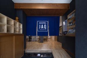 a room with a sign that reads music lab humanities at Hostel JAQ takamatsu in Takamatsu
