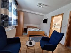 Televízia a/alebo spoločenská miestnosť v ubytovaní Guest House Matej & Mateja