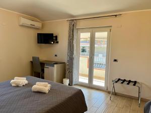 B&B Galatea客房内的一张或多张床位