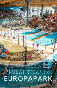 an overhead view of a pool at a water park at LittleHome in Hornberg