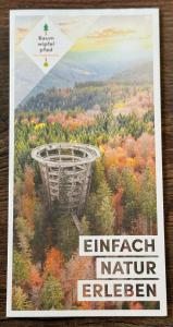 a poster of the end of the energy monitor in the forest at Aparthotel Schwarzwald Panorama in Bad Wildbad