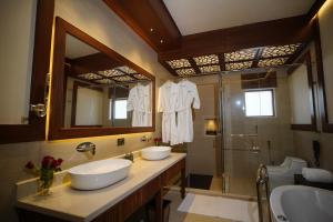Koupelna v ubytování Aahana Resort - Jim Corbett