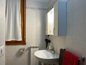 Koupelna v ubytování Grazioso monolocale a Pomezia + 5 fotografií