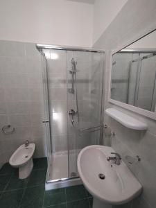 Koupelna v ubytování Casa vacanze Tafuro