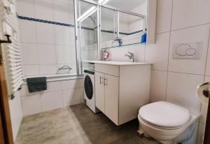 Koupelna v ubytování Haus Viktoria A, Apartment Blauherd