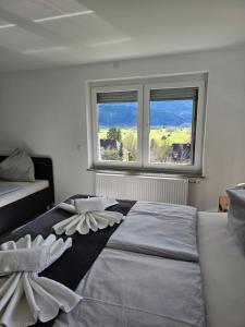 Postel nebo postele na pokoji v ubytování Appartment Jasmin