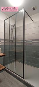 Koupelna v ubytování Hôtel Le Clos Badan