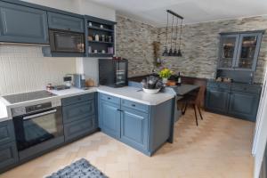 Kuchyň nebo kuchyňský kout v ubytování Deluxe Apartement Tirol