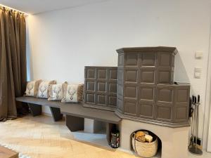 Posezení v ubytování Deluxe Apartement Tirol