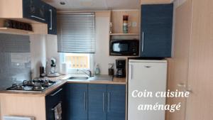 Kuchnia lub aneks kuchenny w obiekcie Mobil Home proche EUROPA PARK/RULANTICA
