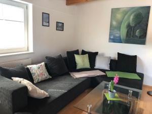 Posezení v ubytování Ferienwohnung Mader