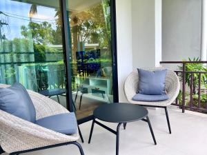 Μπαλκόνι ή βεράντα στο The Title Rawai: Beachfront condotel